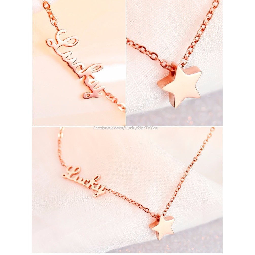 Lắc chân Ngôi sao may mắn Lucky Titan không đen quà tặng sang trọng