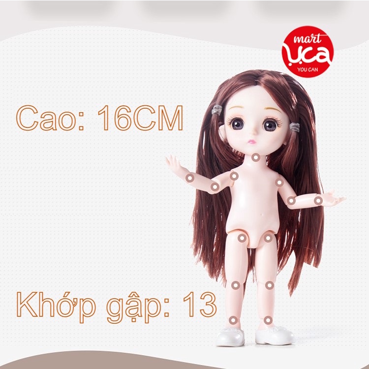 Bộ Đồ Chơi Búp Bê Công Chúa Chibi Cho Bé Gái Nhập Vai Vui Nhộn Sáng Tạo BarBie Bé Gái Thú Cưng Đi Học Siêu Thị