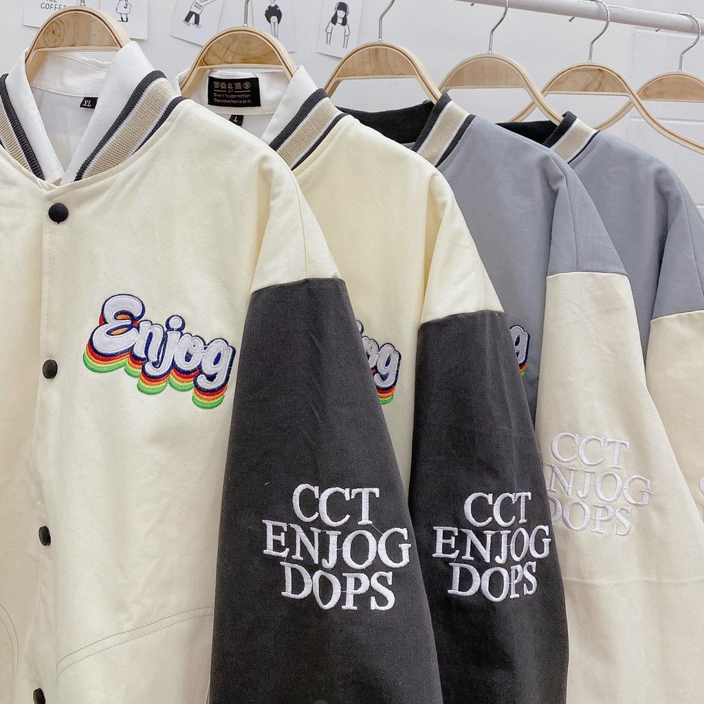 [Mã WASTMAY giảm 15% tối đa 30K đơn 150K] áo bomber ENJOGGGG | BigBuy360 - bigbuy360.vn