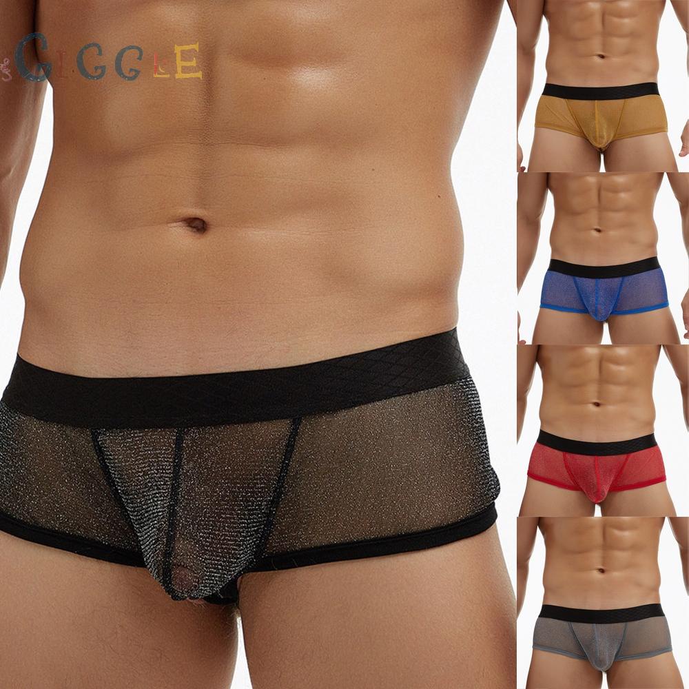 Underwear Breathable Comfortable Knickers Men\'s Pouch Bag See Through