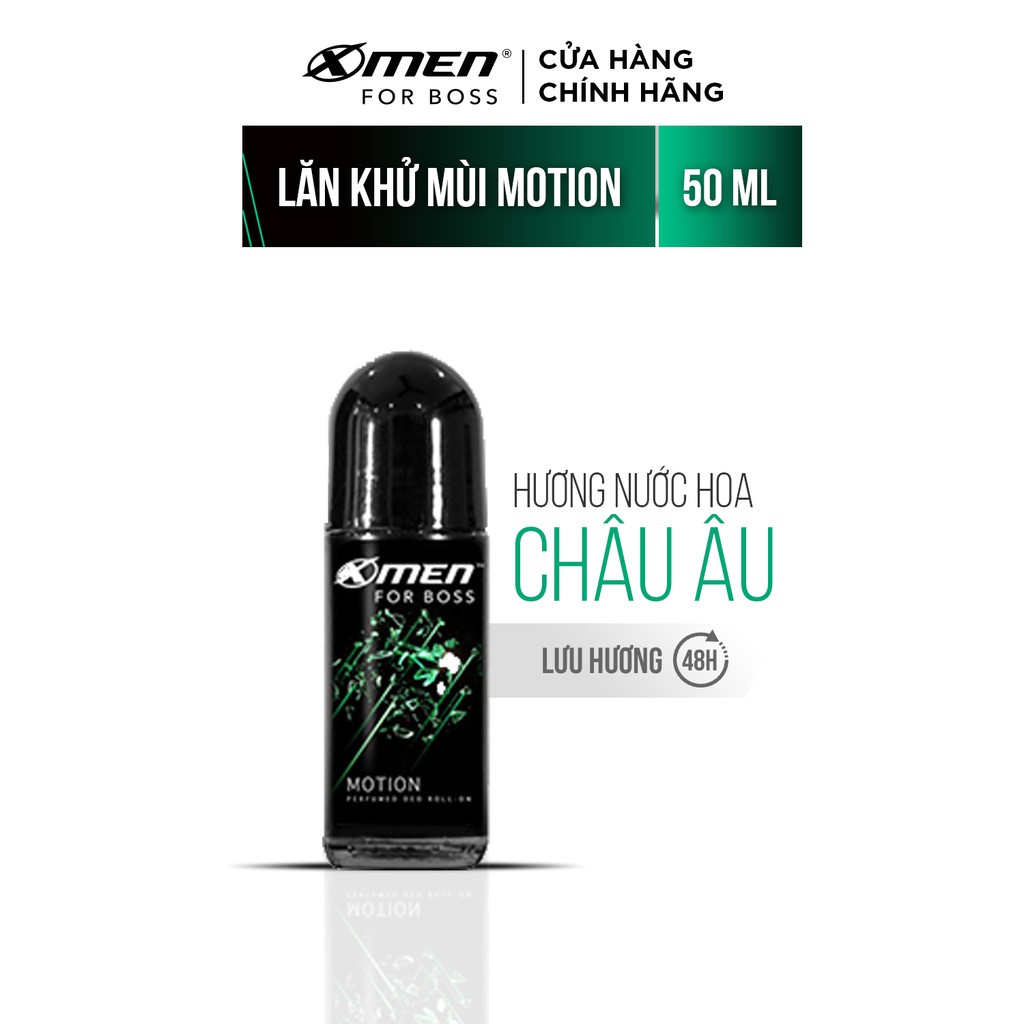 [Mã COSMEN giảm 8% đơn 250K] Lăn khử mùi X-Men for Boss Motion 50ml