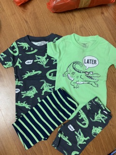 Set 2 bộ pijama carter’s