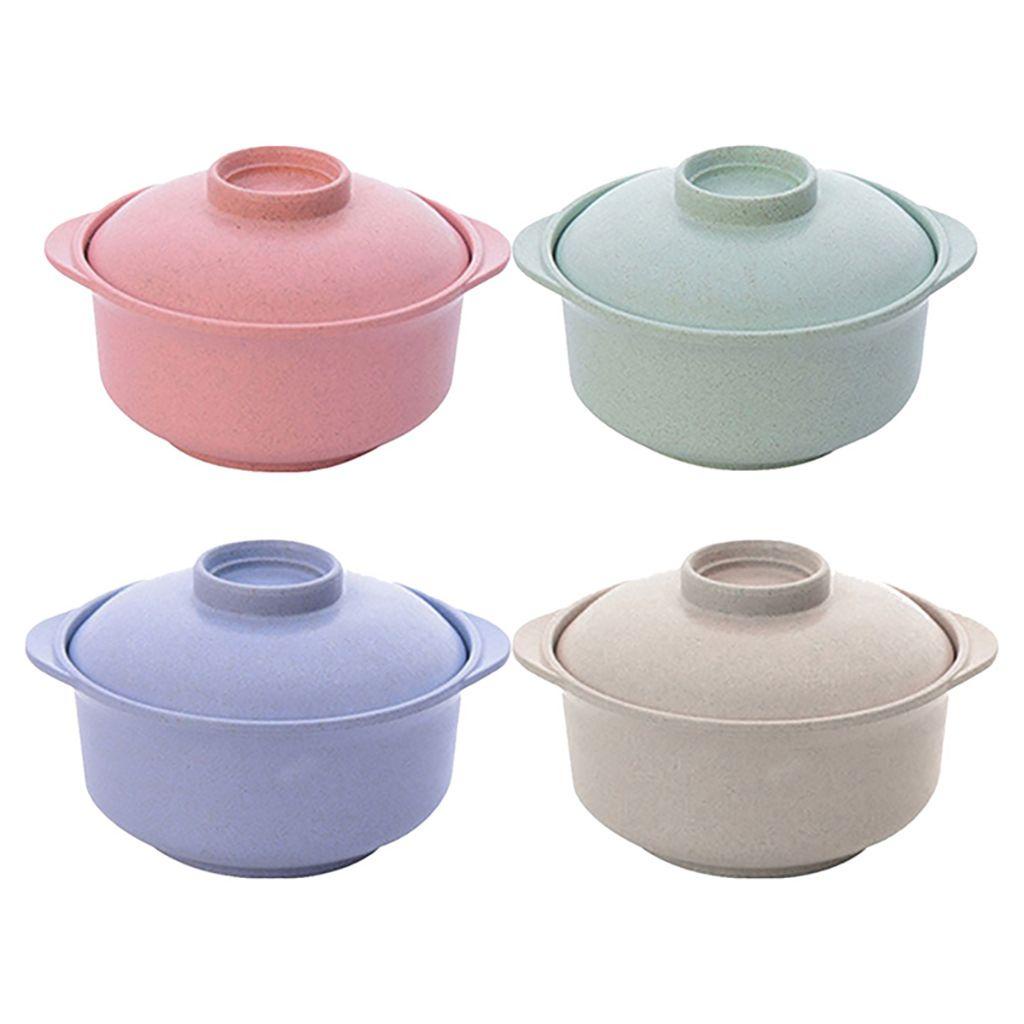 JARRED Tô Đựng Mì Có Nắp Chống Rơi Thân Thiện Với Môi Trường