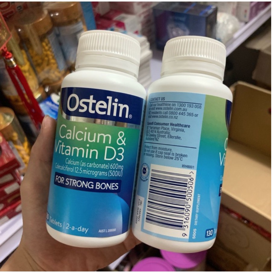 Ostelin Vitamin D & Calcium -Canxi cho bà bầu số 1 tại Úc