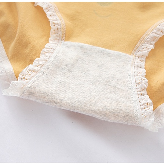 Quần Lót Nữ Hình Gấu - Quần Lót Cotton Co Dãn, Đáy May Chắc Chắn AMYBRA L0719