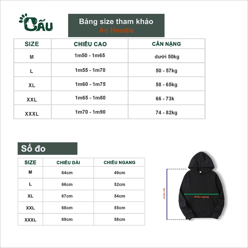 Áo khoác hoodie Gấu194 vải nỉ co dãn, dày dặn mềm mịn form rộng - Peke Tyttia