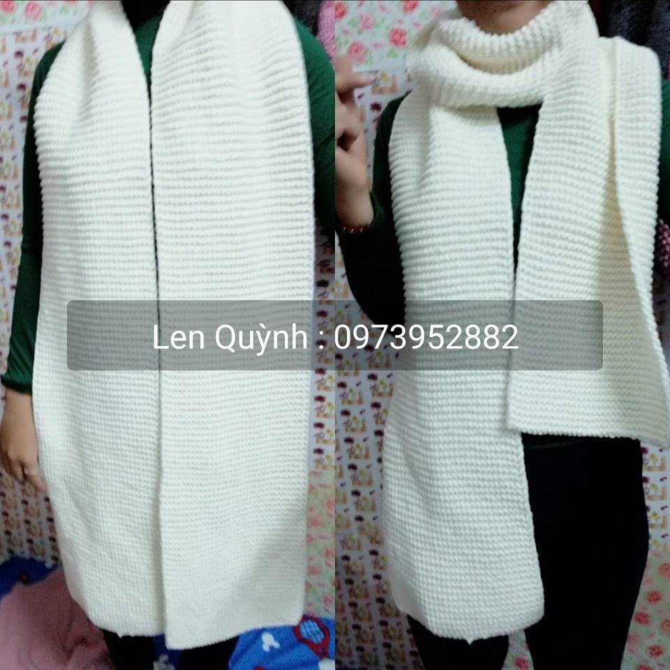 Khăn len đan tay