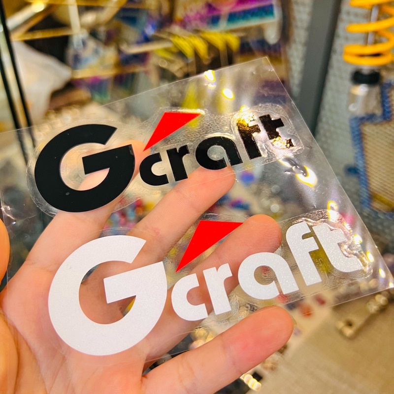 Tem Logo Sticker Gcraft Ghép nổi trên mọi nền màu ✌