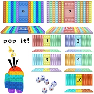 Đồ Chơi Pop It 30cm bong bóng giải tỏa căng thẳng độc đáo sáng tạo Push Pop Fidget Toy Bubble Rainbow Đồ Chơi