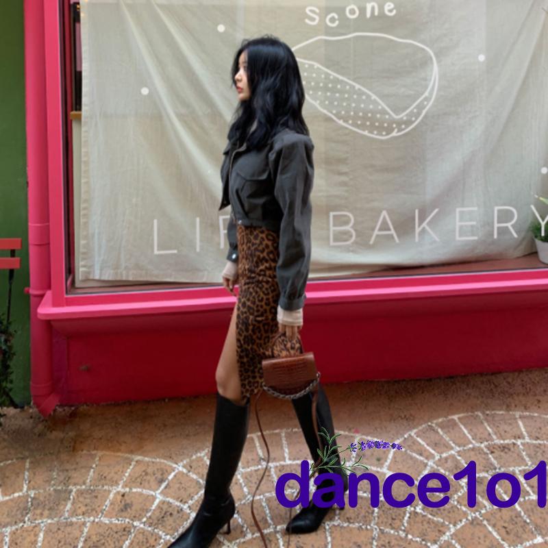 [Mã FAGREEN55 giảm 10% tối đa 30K đơn 99K] Chân váy da báo xẻ tà xinh xắn hợp thời trang cho nữ | BigBuy360 - bigbuy360.vn