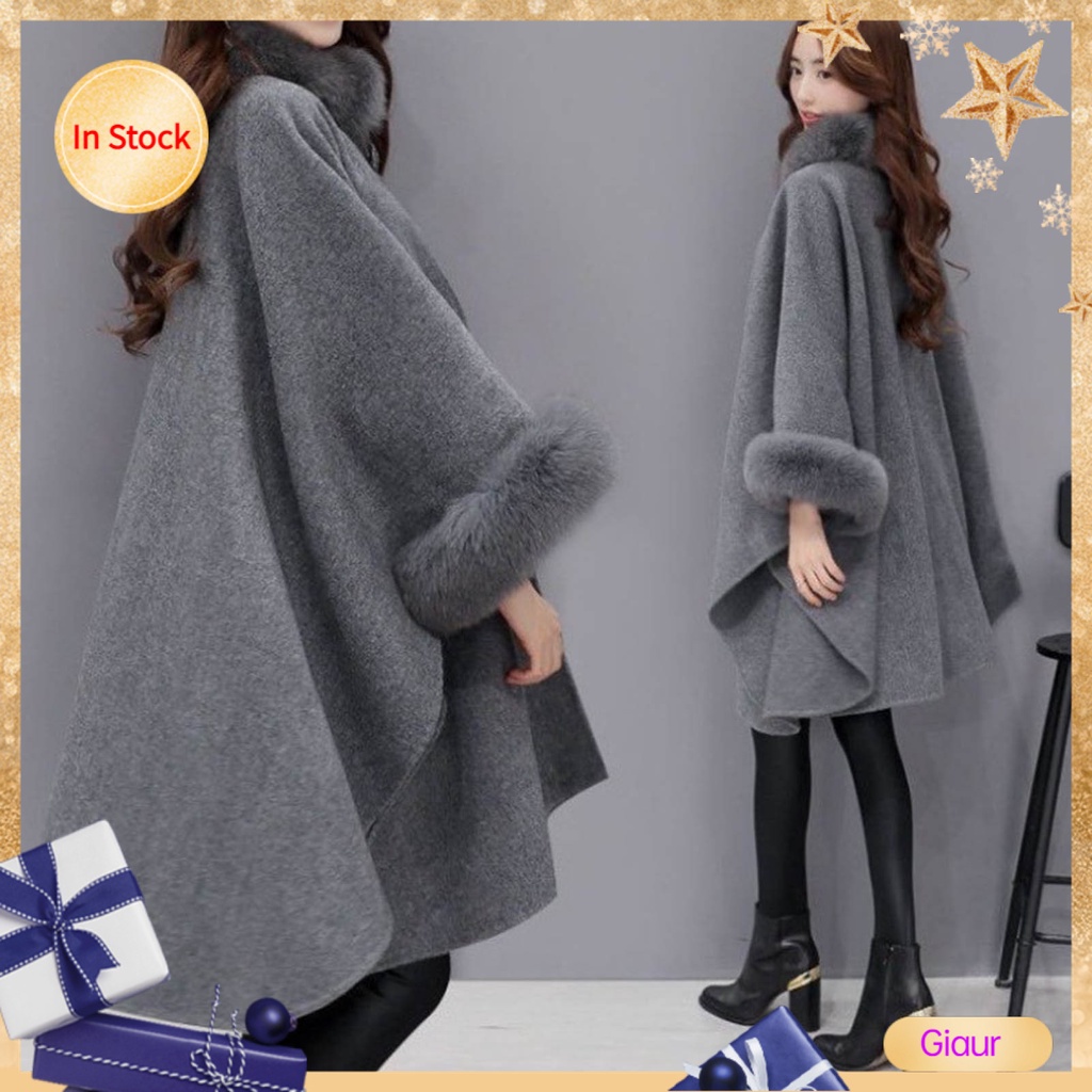 Áo choàng dày giữ ấm mùa thu đông
