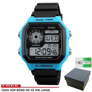 Đồng Hồ Thể Thao Nam Skmei 1299 Dây Nhựa Cao Cấp (Có 4 Màu Dễ Lựa Chọn)