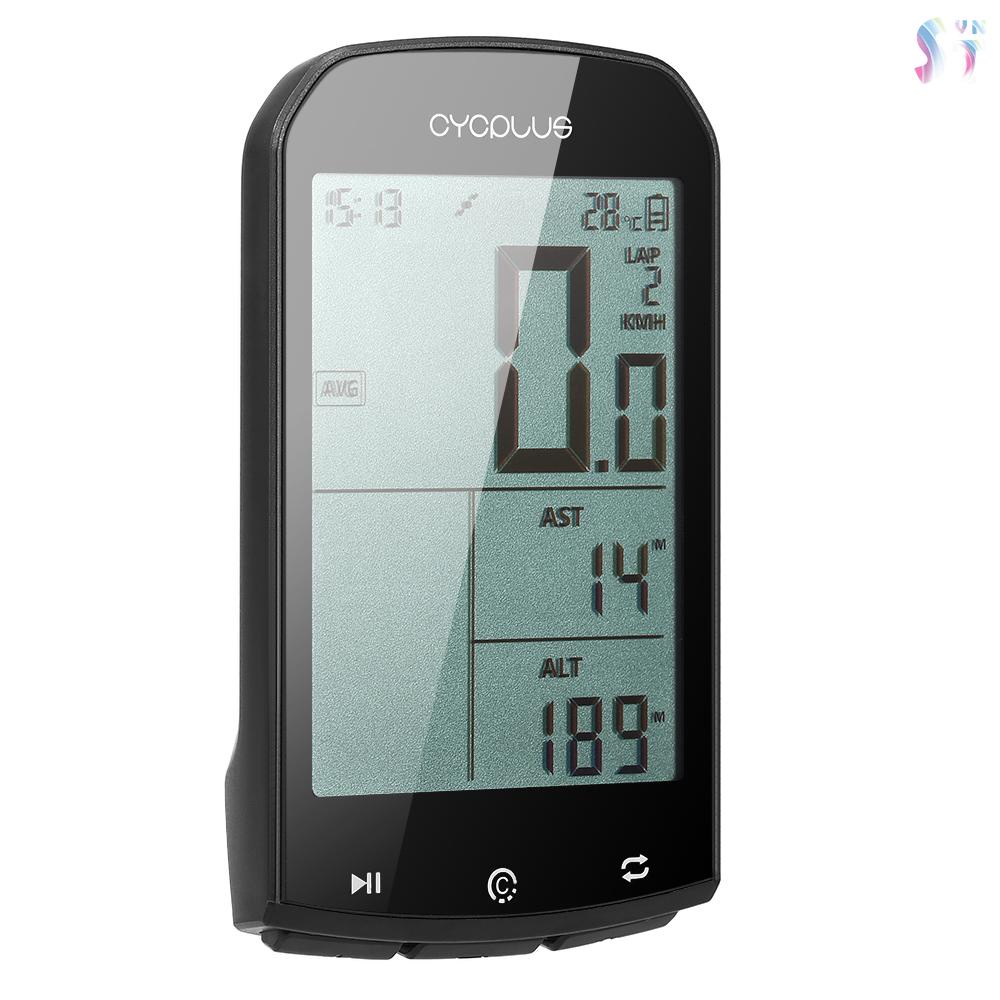 Đồng Hồ Tốc Độ Không Dây Thông Minh GPS BT 4.0 Có Đèn Nền IPX6 Dành Cho Xe Đạp