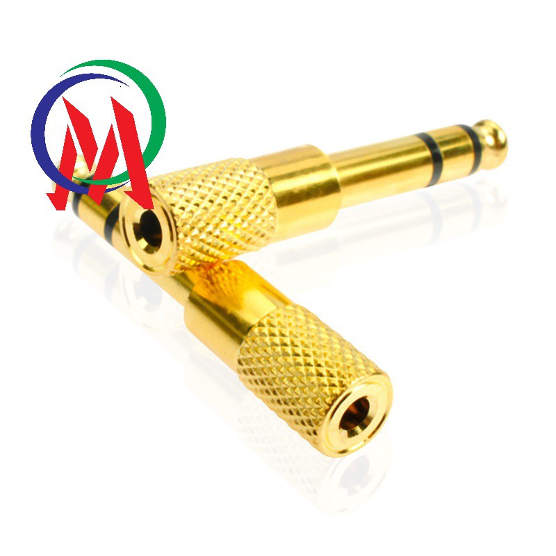 Đầu jack chuyển đổi âm thanh từ cổng 3.5mm cái sang cổng 6.5mm