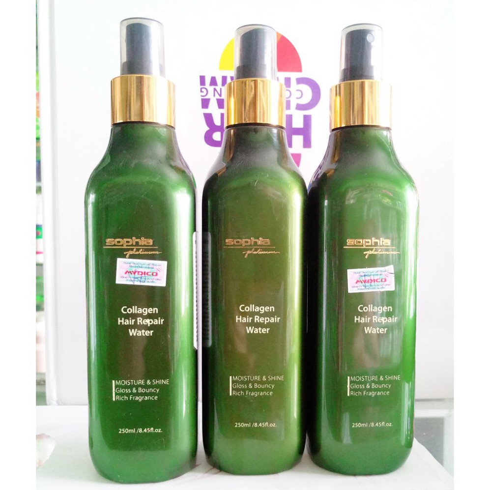 Xịt Dưỡng Tóc SOPHIA ⚡️𝐅𝐑𝐄𝐄 𝐒𝐇𝐈𝐏⚡️ Hàn Quốc 250ml - Phục Hồi Tóc Hư Tổn-Collagen Hair Repair Water