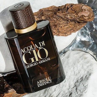 ( LOẠI TỐT 75Ml ) Nước hoa nam Giorgio Armani Acqua di Gio Absolu Instinct EDP, nước hoa giorgio nâu, nước hoa giò nâu
