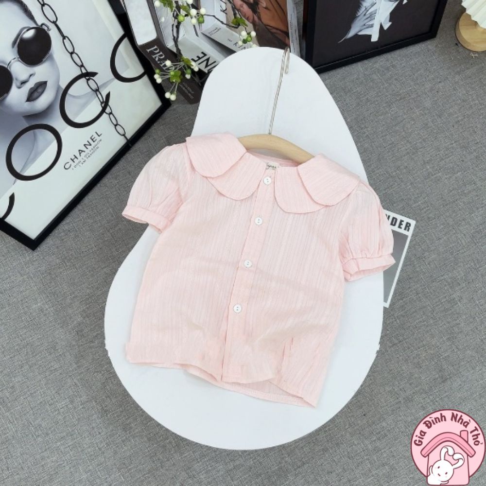Áo  sơ mi  áo đồng phục dễ thương bé gái đi học đi chơi
