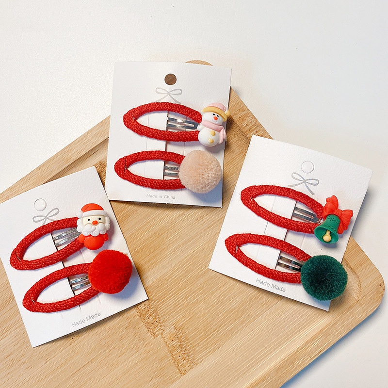 Set 2 kẹp tóc nhựa nhiều màu sắc đầy cá tính