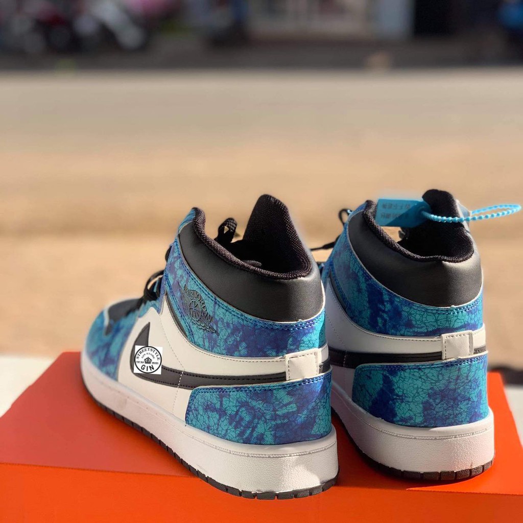 [Mã FAGREEN245 giảm 10% tối đa 30K đơn 99K] ( HÌNH THẬT ) Giày Sneakers JD 1 cổ cao Tea Dye - Gin Store (Gin Store V) | BigBuy360 - bigbuy360.vn
