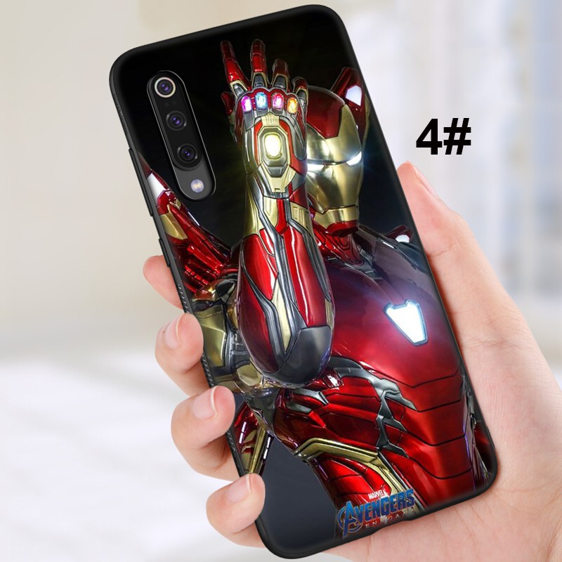 MARVEL Ốp Lưng Mềm In Hình Iron Man Cho Xiaomi Mi A1 A2 A3 Lite Poco X3 Nfc F2 Pro 5x 6x Pocophone F1