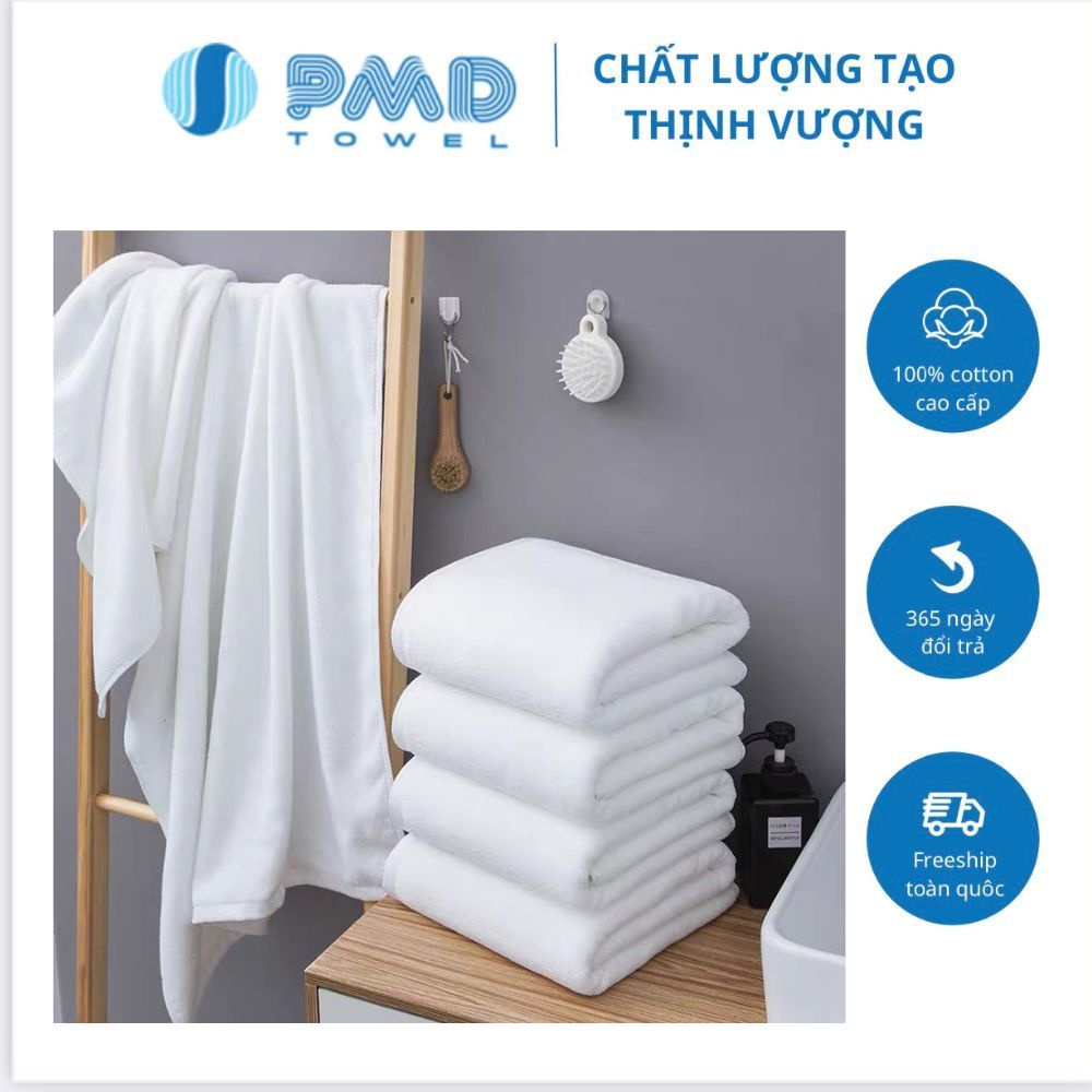 Khăn tắm khách sạn 5* cao cấp cotton loại to dầy rộng đẹp cực mềm thấm nước tốt không sổ lông bai khăn phai màu