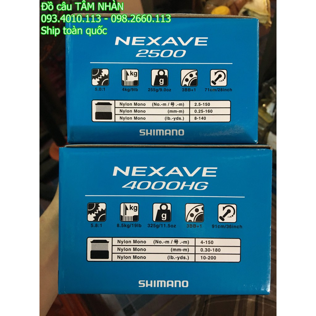 Máy câu Shimano Nexave