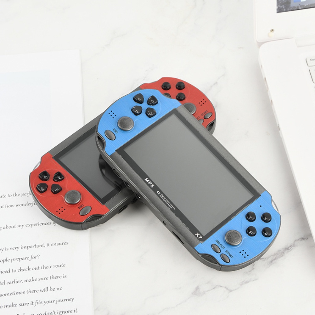 Máy chơi game cầm tay X7 màn hình 4.3 inch 8gb 900 trò - Kèm thẻ nhớ - Dung lượng pin trâu - Bảo hành 12 tháng