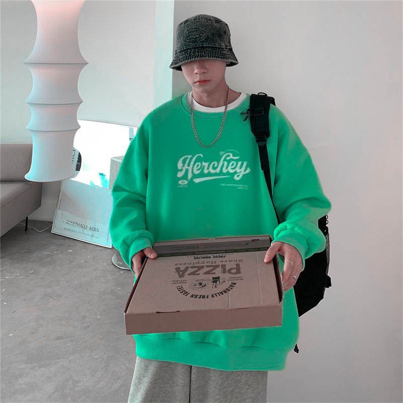 Áo sweater,áo nỉ form rộng hình in Hercheynam nữ mặc đều đẹp | BigBuy360 - bigbuy360.vn