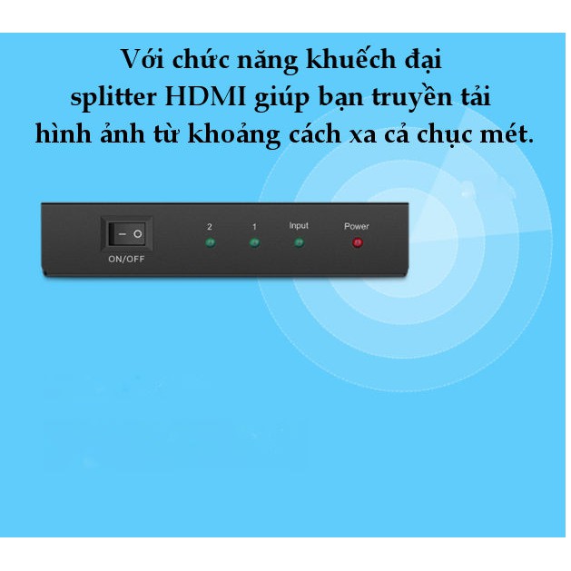 Bộ Chia HDMI 1 Ra 2 hỗ trợ 4K@30Hz Chính Hãng UGREEN 40201 Cao Cấp