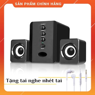 { BIG SALE } Loa Vi Tính SADA D-202 Bass Siêu Trầm Âm Thanh Sống Động - Tặng Kèm Tai Nghe Nhét Tai PF76