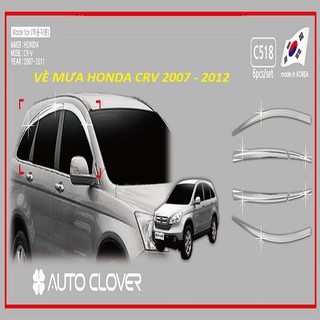 Vè mưa honda crv - vè mưa mạ crom crv 2007 - 2012