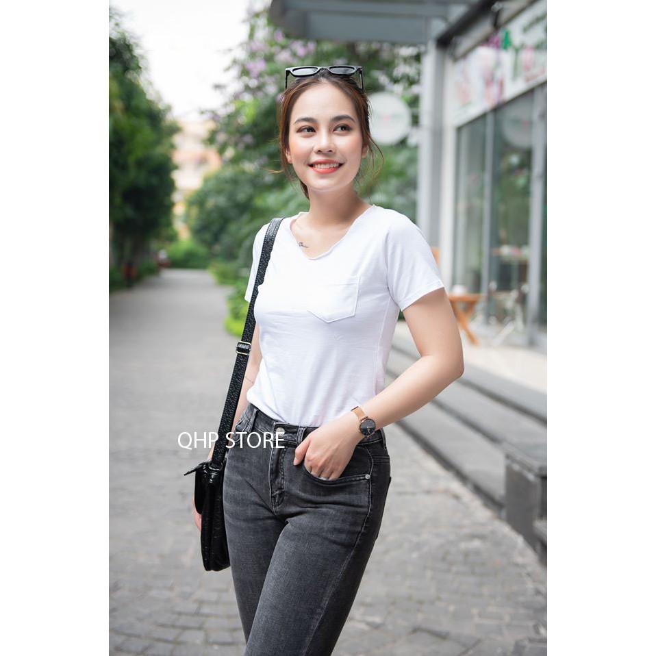 Áo phông cổ tim