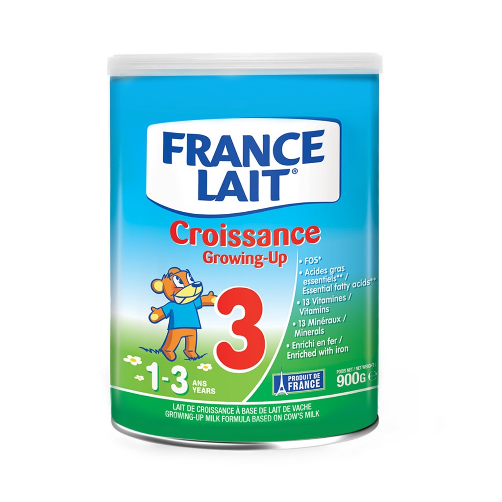 Sữa bột France lait số 1,2,3 Lon 900g (Mới) Nhập khẩu Pháp