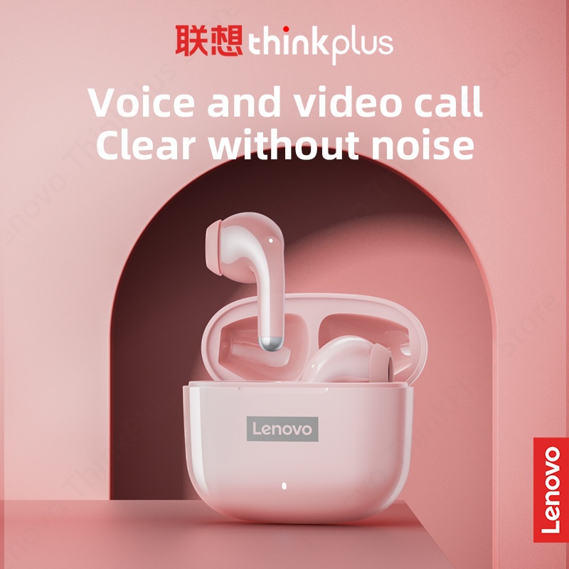 Tai nghe không dây Lenovo LP40 Pro Bluetooth 5.1 âm thanh nổi HD giảm ồn thông minh có mic cảm ứng chống nước