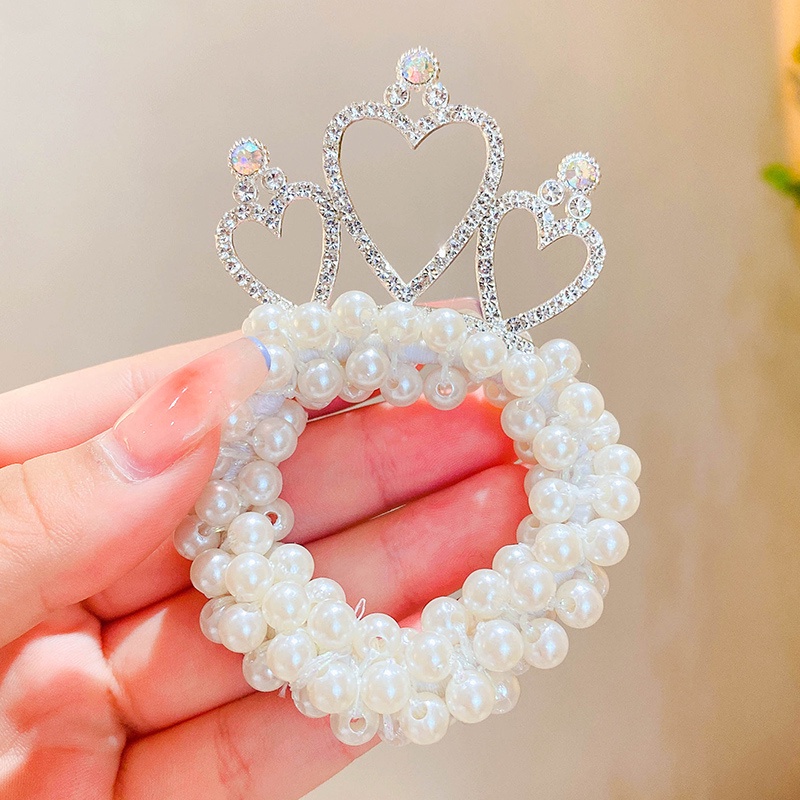 Dây Cột Tóc Hình Vương Miện Xinh Xắn Cho Bé Gái