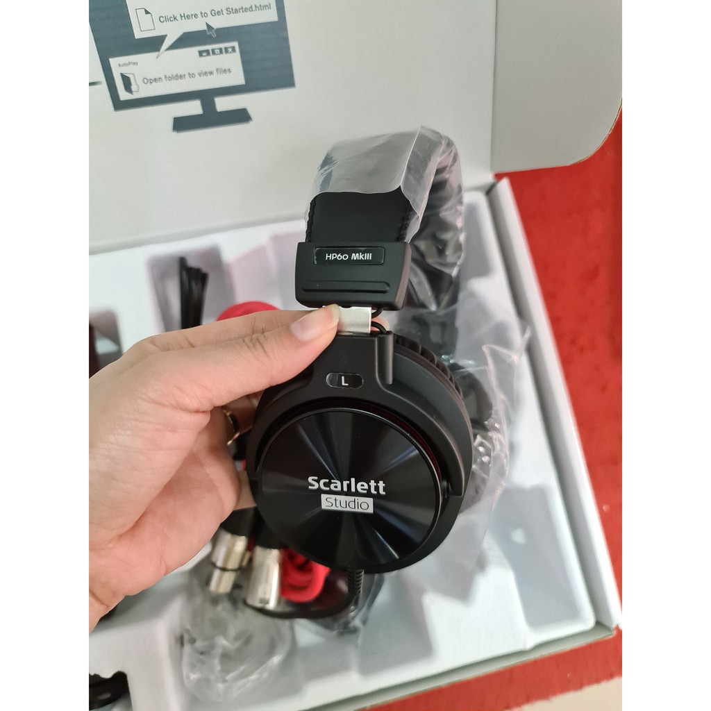 Bộ Thu Âm Mini Focusrite Scarlett Solo Studio Pack 3rd (Gen)