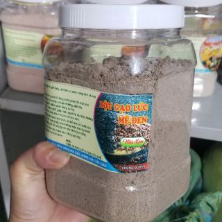 BỘT GẠO LỨC MÈ ĐEN RỮA SẠCH RANG XAY bột gạo lức mè đen 1 kg