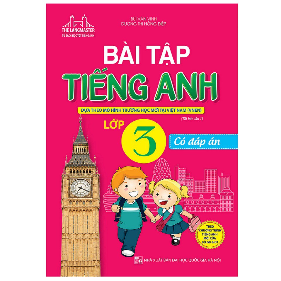 Sách - Bài tập tiếng Anh lớp 3