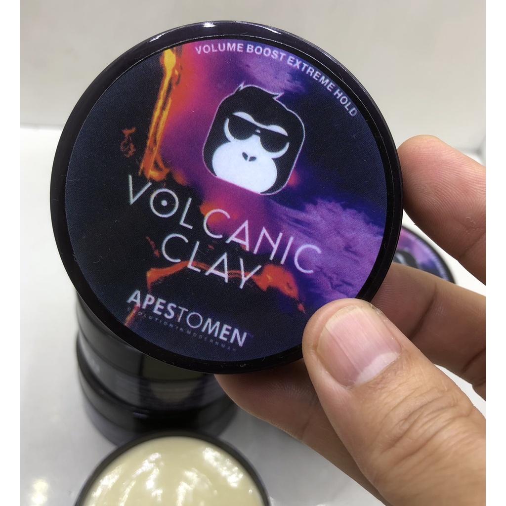 Sáp Vuốt Tóc Nam Không Khô Tóc Volcanic Clay, Sáp Vuốt Tóc Nam Cao Cấp Không Rít Tóc
