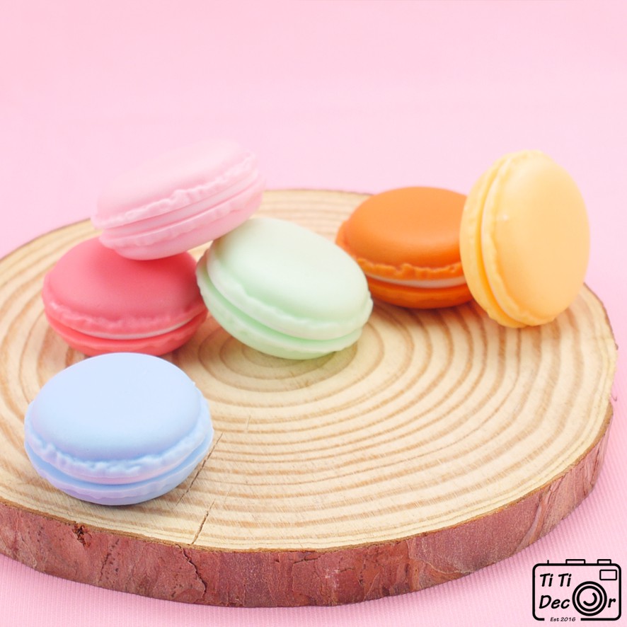 Bánh macaron mô hình trang trí chụp ảnh, decor nhà cửa, cửa hàng