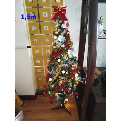 Cây thông noel 1,5m đầy đủ phụ kiện