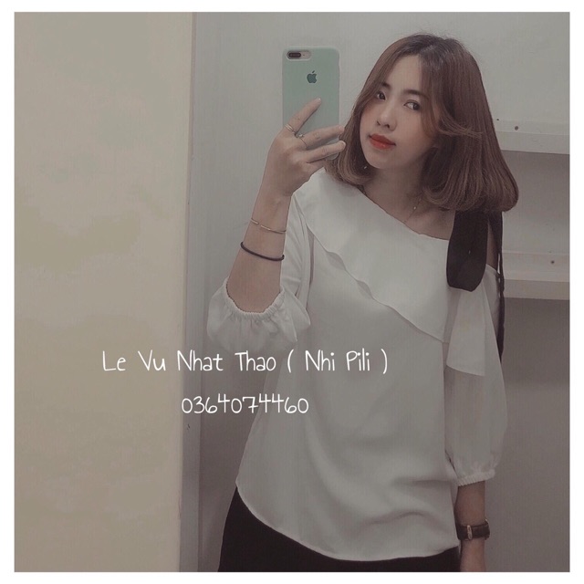 [Freeship đơn từ 0đ] Áo thắt nơ vai