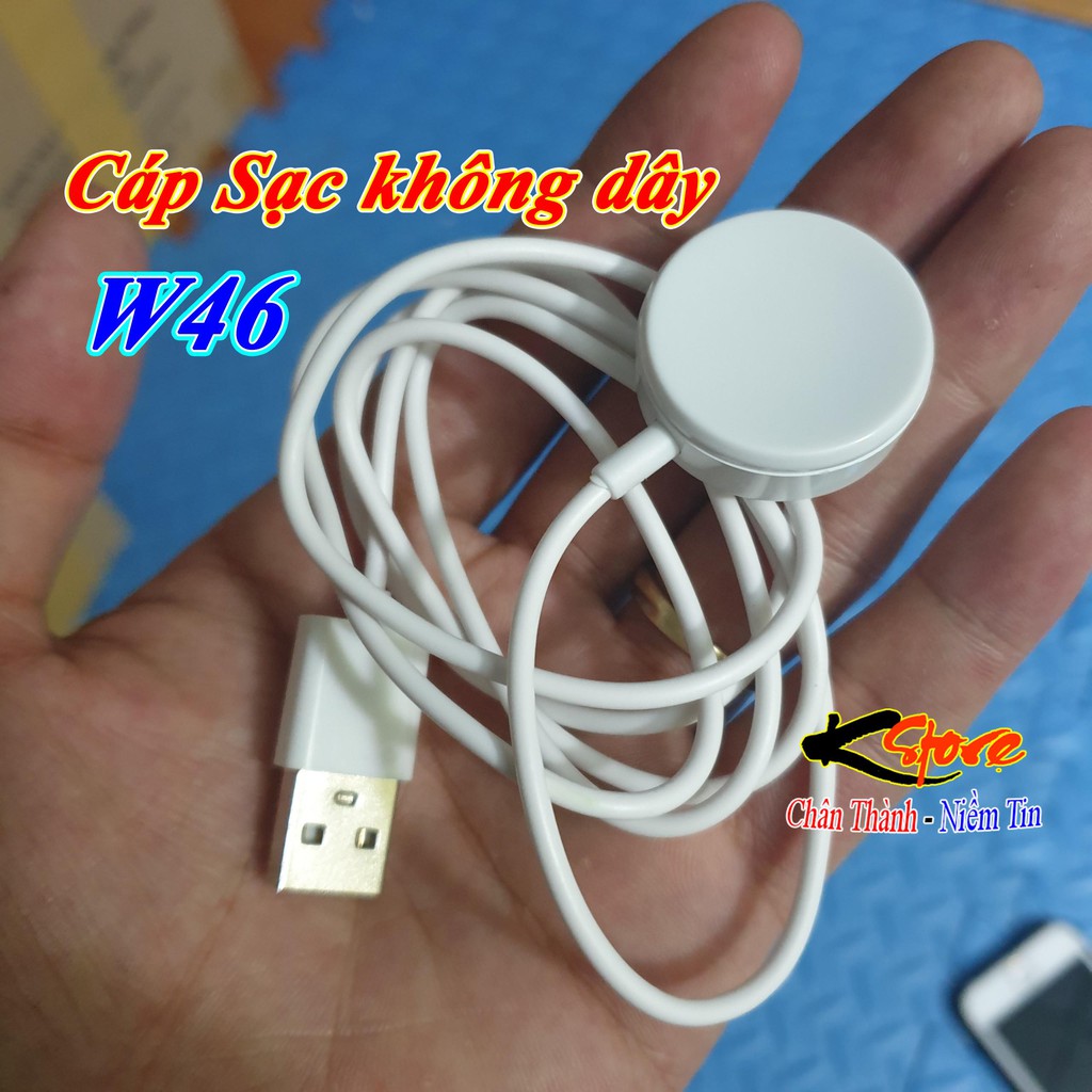 Cáp sạc đồng hồ thông minh HW22 Pro/M26 Plus không dây theo máy