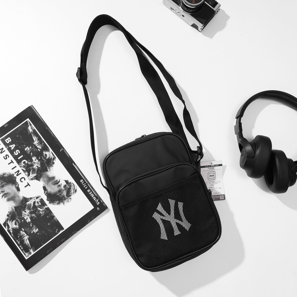 Túi Đeo Chéo MLB NY Vintage Đen Mini Bag Black Full Tag Code