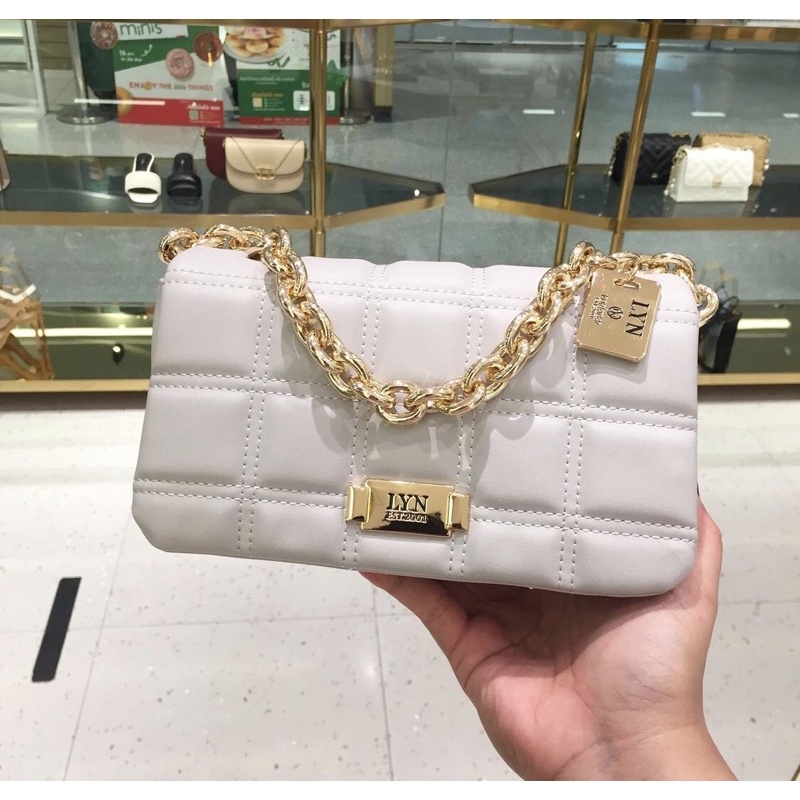 Túi lyn đeo chéo ô trám