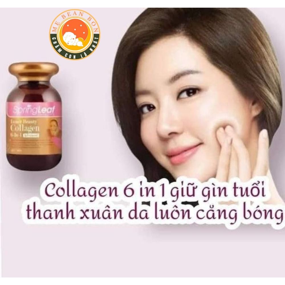Viên uống collagen Spring Leaf Inner Beauty collagen 6-in-1 Advanced 180 viên của Úc chống lão hóa, đẹp da