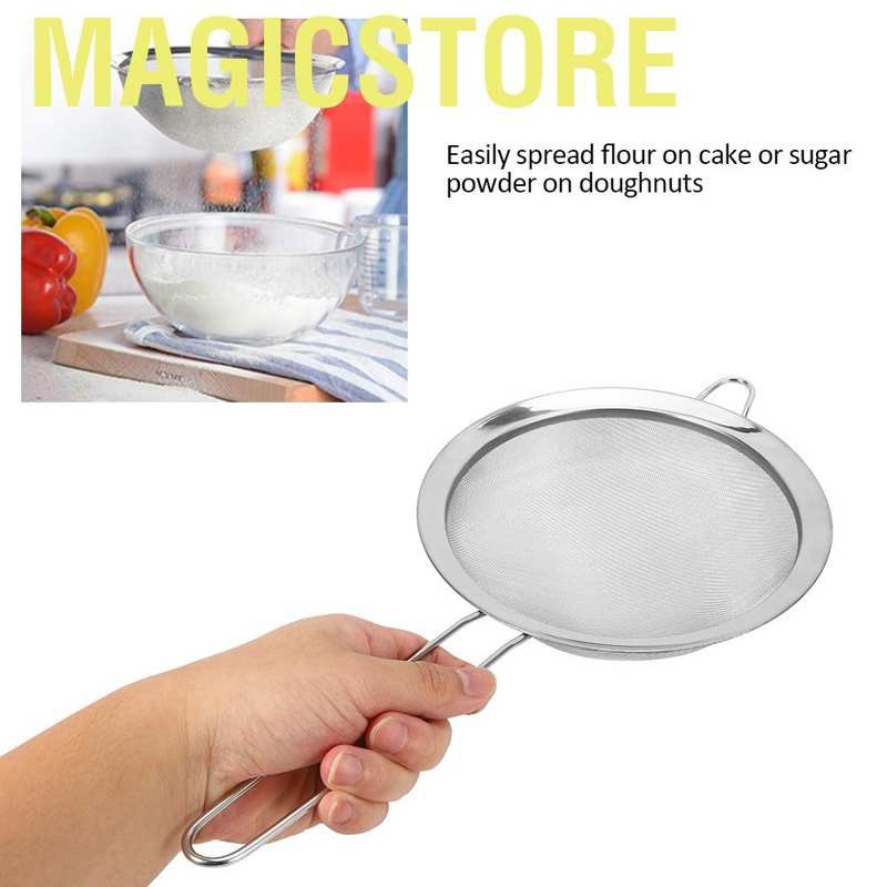 Set 3 Dụng Cụ Rây Bột Đa Năng Bằng Thép Không Gỉ