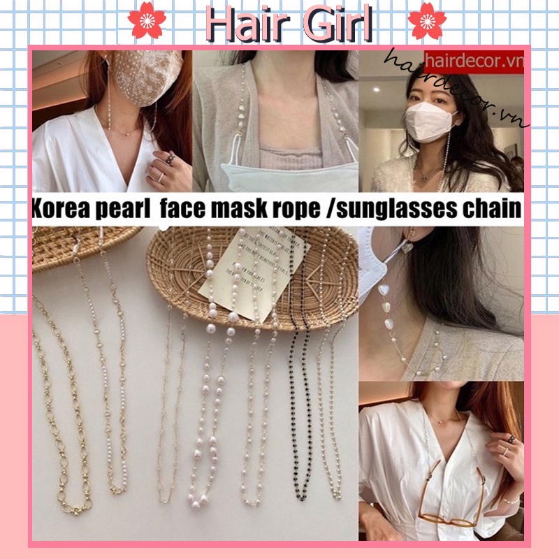 Dây đeo khẩu trang phong cách Hàn Quốc thời trang cho nữ
