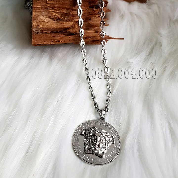 Dây chuyền nam có mặt kiểu tròn thời trang MZ1732
