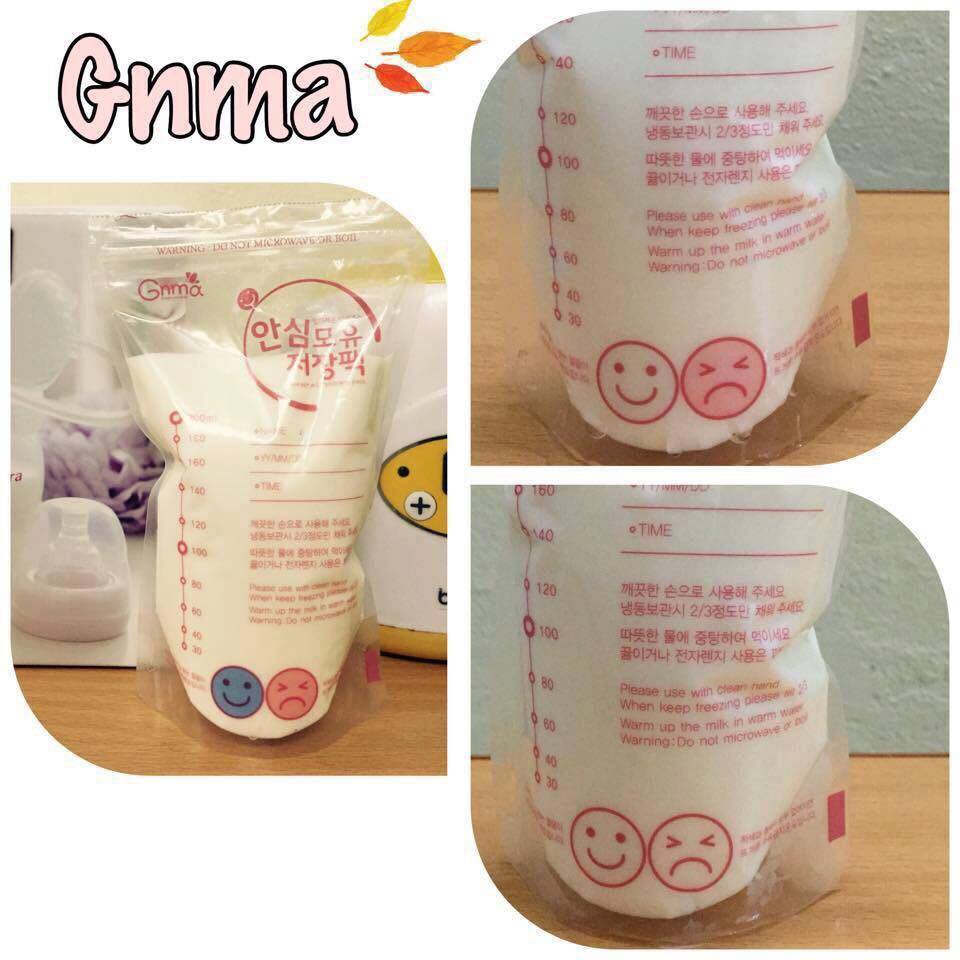 20 Túi Trữ Sữa GNMA Hàn Quốc Cho Bé